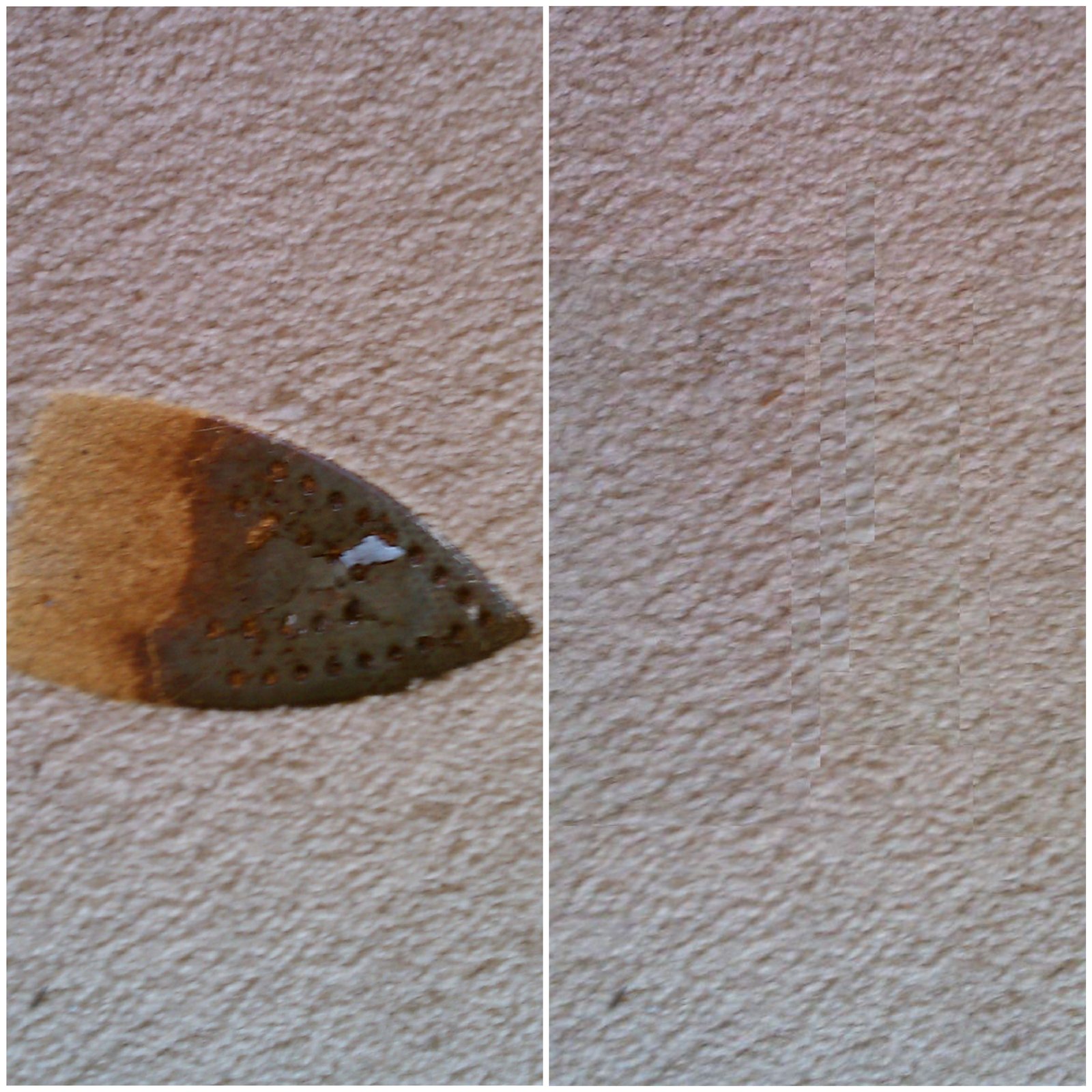 Iron burn carpet repair before and after