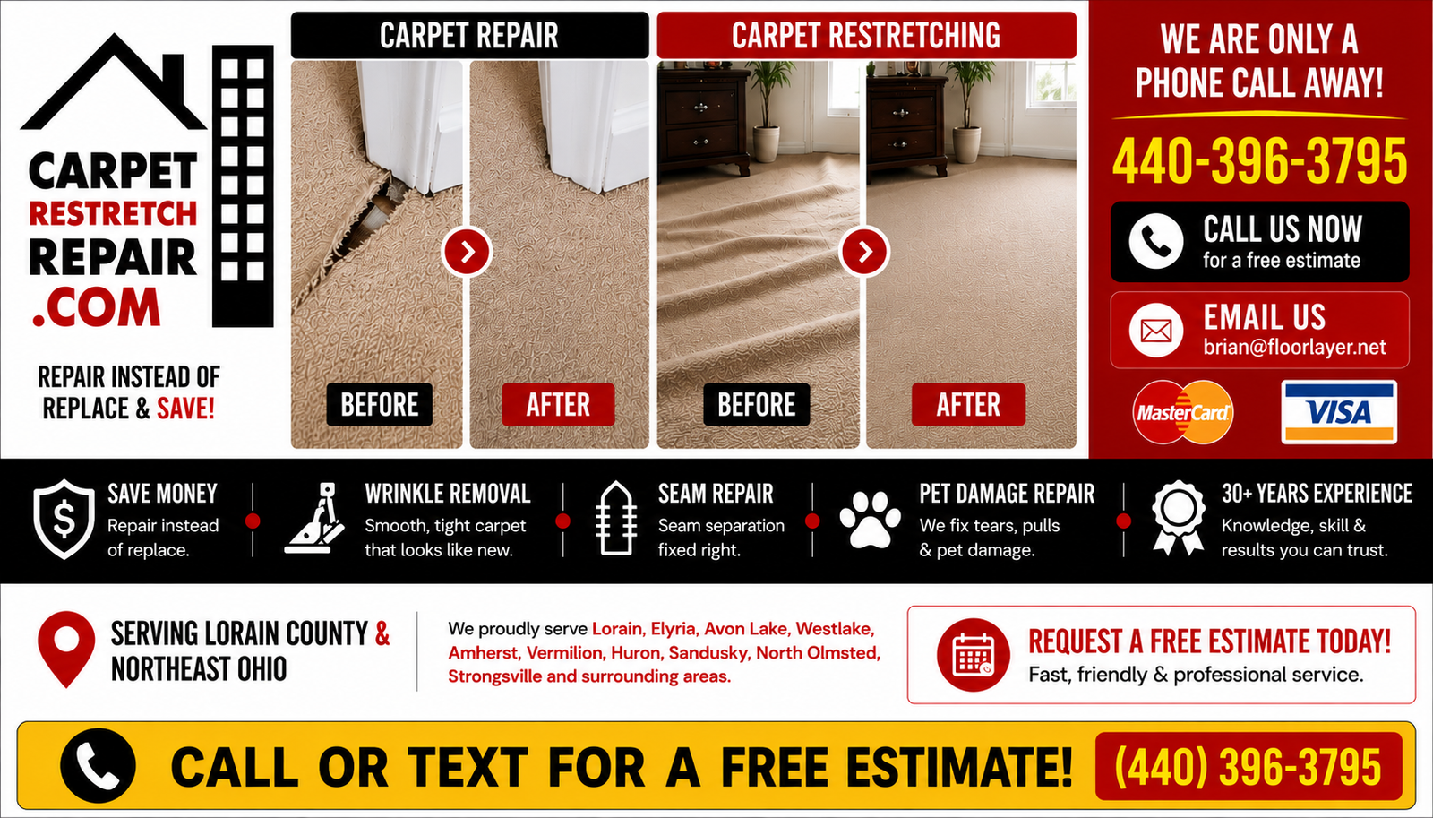 Welcome To Carpet Restretch Repair